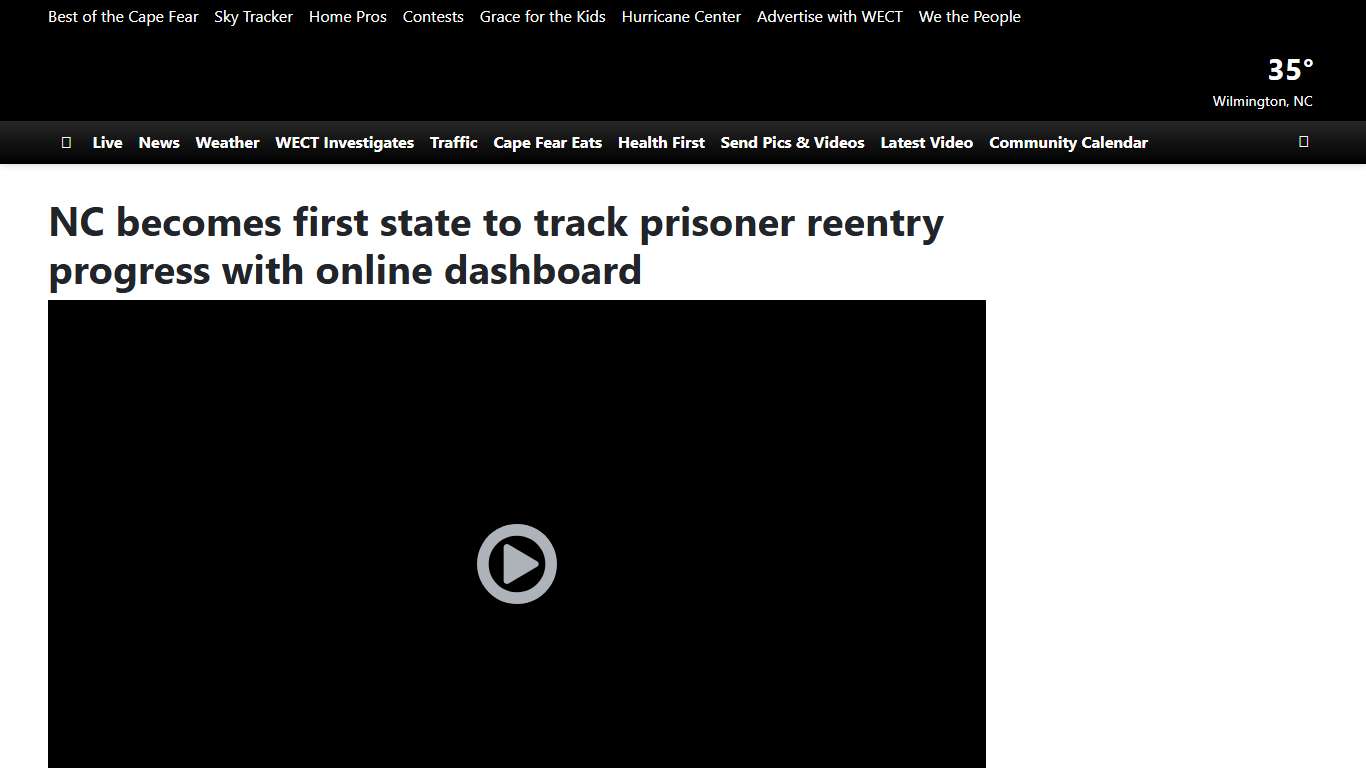 NC becomes first state to track prisoner reentry progress with online dashboard